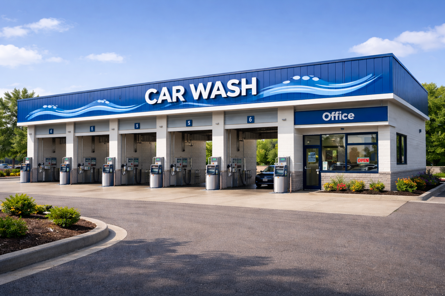 Car Wash Facility (6 Wash Bays)